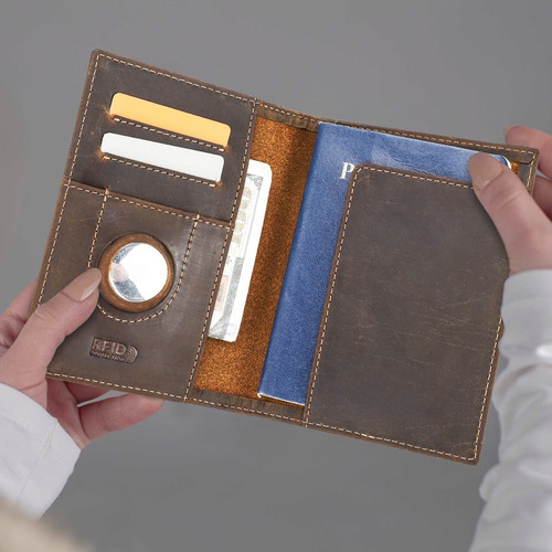 Porta Pasaporte Personalizado Con Nombre Funda Pasaporte