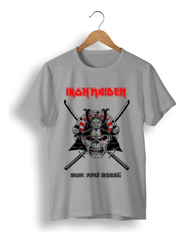 Remera: Iron Maiden Sun And Steel Memoestampados