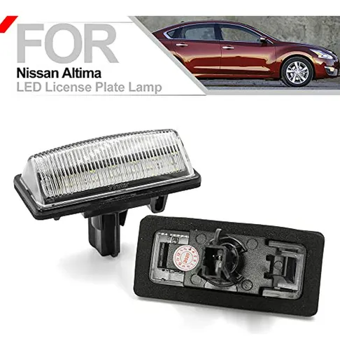Lámparas Led Para Placa Nissan Pathfinder Altima Rogue 2 Pcs