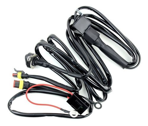 Imagen 2 de 5 de Tecla Encendido Para Luz Auxiliar Con Ficha Bmw + Relay