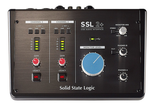 Interface De Audio Solid State Logic Ssl2+ Usb 