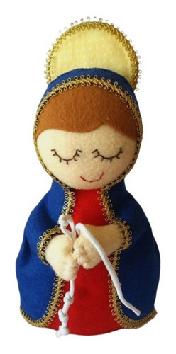 Imagem 2 de 2 de Nossa Senhora Aparecida Em Feltro