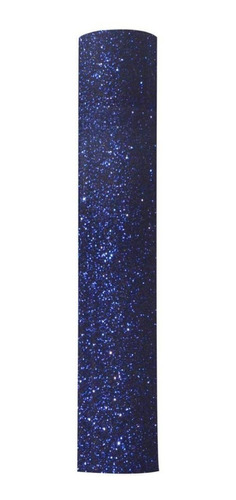 Vinilo Textil Glitter Azuloscuro Americano Escarchado 50x1mt