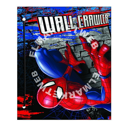 Carpeta Escolar Spiderman Hombre Araña N°3 - 2 Tapas 