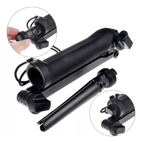 Bastão Monopod Retrátil Gopro Hero 5 4 3 3 + Tripe 3 Way