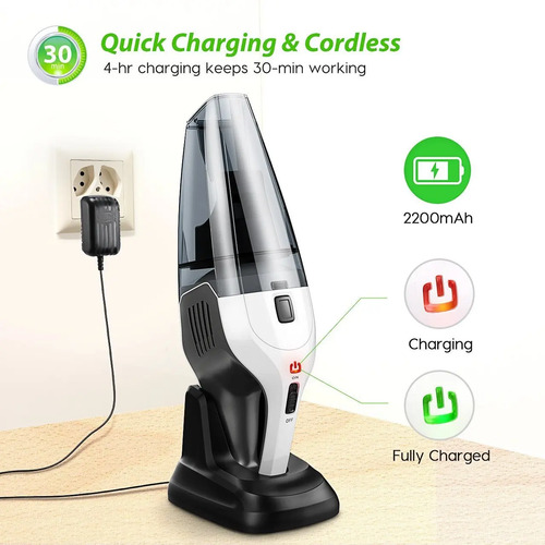 Aspiradora De Mano, Recargable, Holife | MercadoLibre