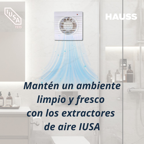 Extractor De Aire Iusa 5 Pulgadas Para Interiores