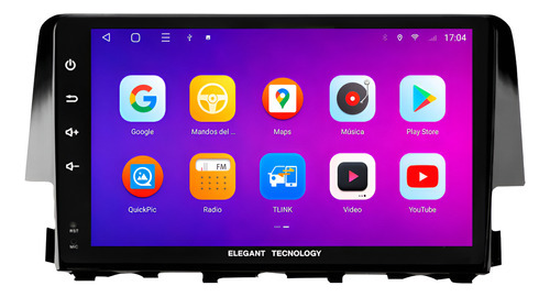 Autoradio Android Honda Civic 2018 4+64gb 8core Qled