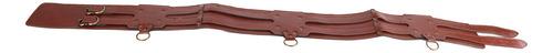 Cinturón Medieval Ancho Vintage De Cuero Artificial Para Hom