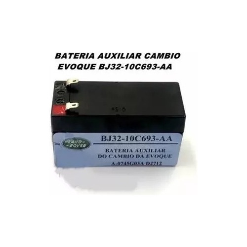 Bateria Auxiliar Do Cambio Da Evoque Bj32-10c693-aa