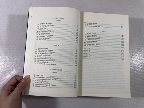 Livro O Senhor Dos Anéis - J. R. R. Tolkien - Editora Martins Fontes V244 (Usado)