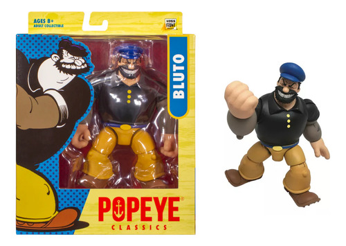 Boneco Bluto - Brutus Boss Fight Studio Popeye Classics
