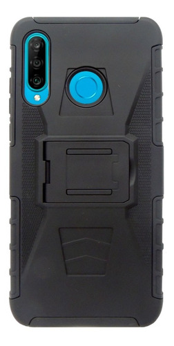 Imagen 5 de 9 de Funda Uso Rudo 3 En 1 Huawei P30 Lite