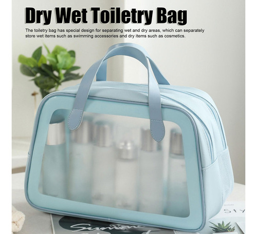 Bolsa De Higiene Z Com Separação De Itens Secos E Molhados