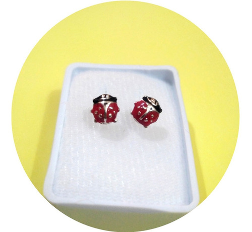 Aretes Lady Bug Catarina