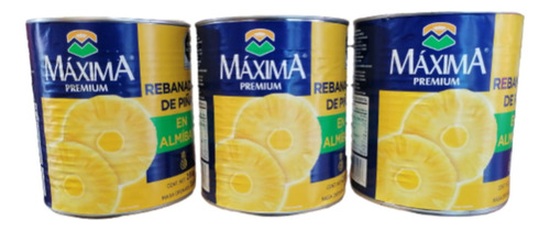 Piña Rebanada Maxima 2800 Gr, Caja Con 6 Piezas