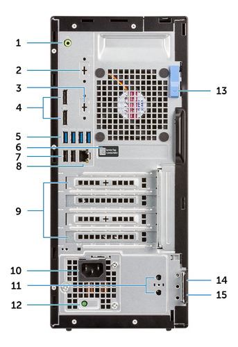 Cpu Dell Optiplex 5060 Core I7 8va 512gb M.2 + 500gb Hdd 32g (Usado)