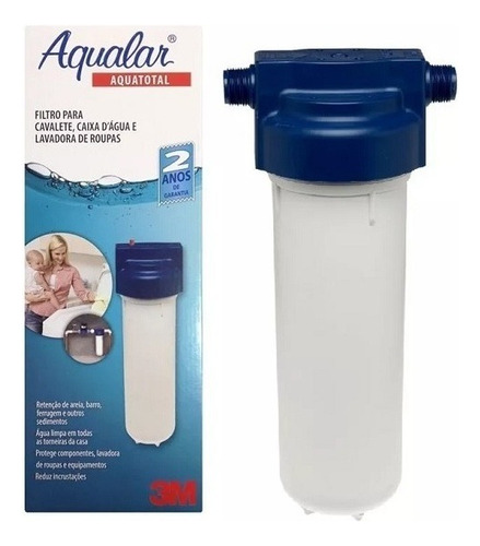 Filtro De Agua 3m Aquatotal Aqt25f Cor Branco