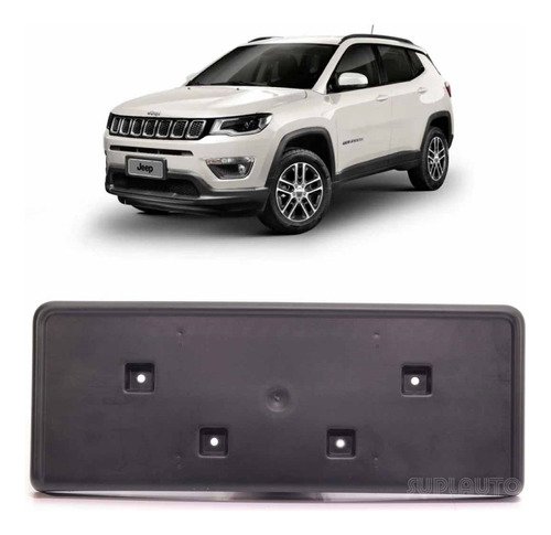 Suporte Moldura Placa Dianteira Compass 2017/ Jeep 53294398