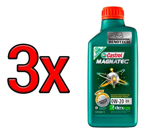 Oleo Castrol 0w20 Sp Magnatec Dx Sintetico 3x 3418348