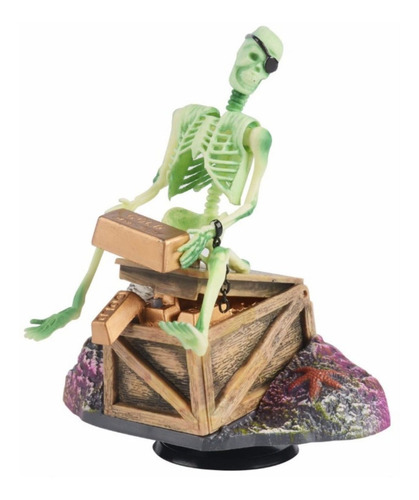 Esqueleto Pirata Adorno Para Acuario Y A