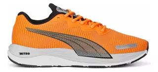 Zapatillas Puma Velocity Nitro 2 Fade Hombre Running Naranja