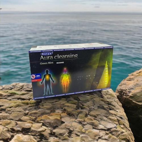 Incenso Limpeza Massala Satya Aura Cleasing Com 12 Varetas