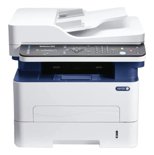 Imagen 1 de 3 de Impresora multifunción Xerox WorkCentre 3225/DNI con wifi blanca y azul 220V - 240V