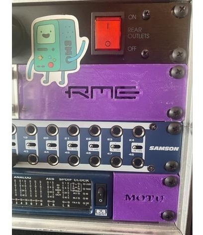 Imagen 6 de 8 de Soporte Rme Rm19 Para Fireface Uc O Ucx En Rack 19¨