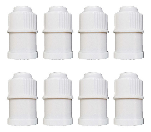 8 Uds E27 Adaptador De Enchufe Práctico 6,1 Cm X 0,29 Cm