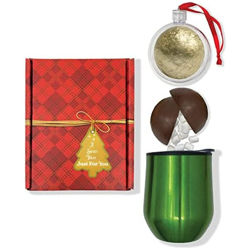 Ornamento Del Árbol De Navidad Taza Y Bomba De Chocola...
