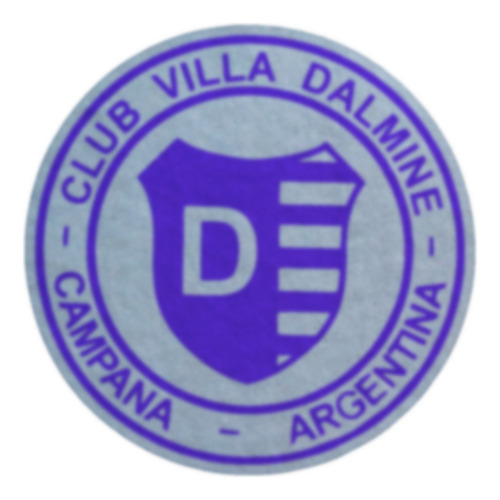 Parche Escudo Felpa Para Coser 6cm Set X4 Equipos Arg001 Villa Dalmine Villa Dalmine