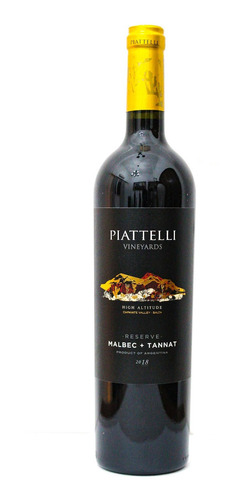 Vino Malbec Tannat Piattelli Reserva Blend Vinos Finos