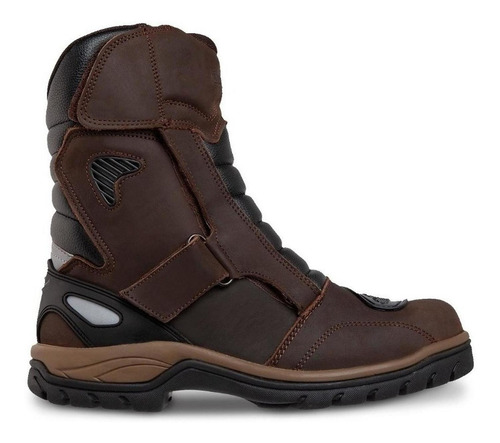 Botas Hombre Motociclista Protector Moto Workland 77418 Café