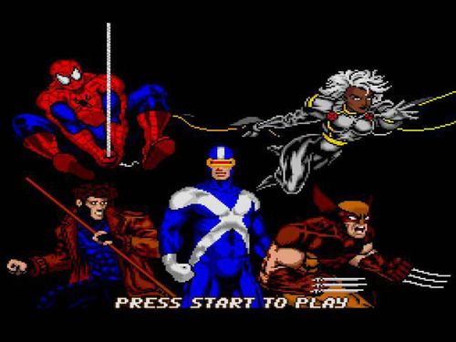 Cartucho Spiderman And The X-men | 16 Bits -museum Games-