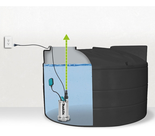 Bomba Sumergible Makita Inoxidable Para Agua Limpia (1100w) (Usado)
