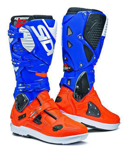 Botas Moto Crossfire 3 Srs Lim Ed Naranja Azul Sidi Original