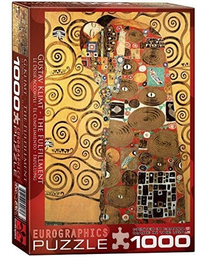 Eurographics The Fulfillment De Gustav Klimt Puzzle De 1000