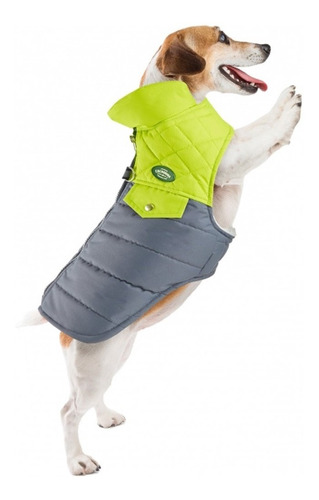 Campera Cocooning Buzo Perros Truman Quilted Impermeable Xs