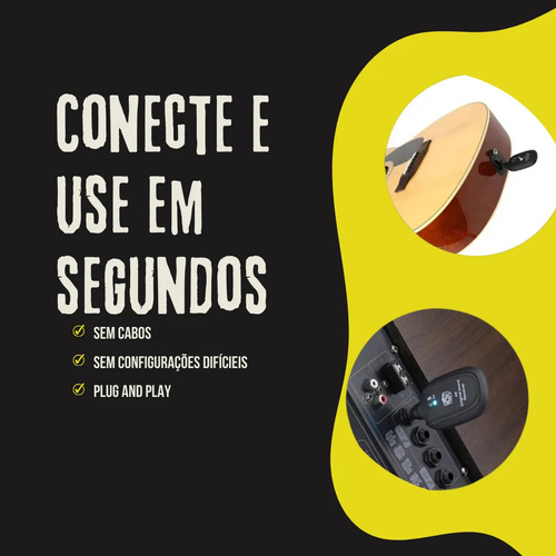 Captador Sem Fio A8: Remetente De Sinal De Guitarra De Baixo