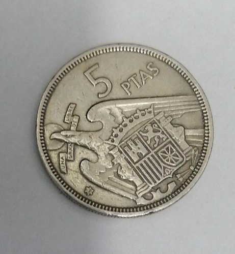 Moneda 5 Pesetas 1957 Estrella *58