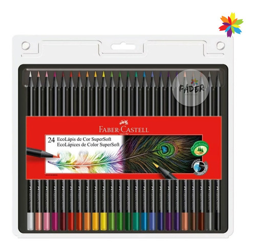 Lapices De Color Faber Castell Super Soft X 24  Barrio Norte