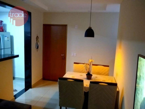 Apartamento Com 2 Dormitórios À Venda, 53 M² Por R$ 260.000,00 - Reserva Sul Condomínio Resort - Ribeirão Preto/sp - Ap7055