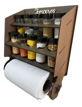 Comprar Porta Condimentos Temperos Premium Luxo Mais Potes Etiquetas