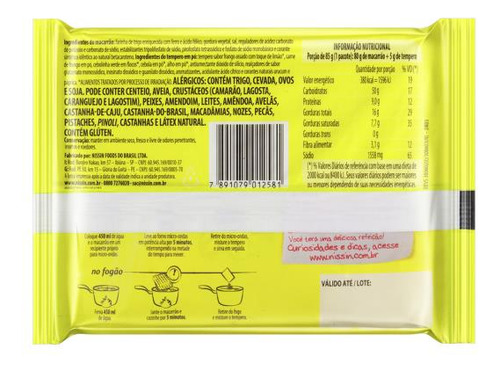 Kit Com 8 Miojo Nissin Frango Assado Com Toque De Limão 85g