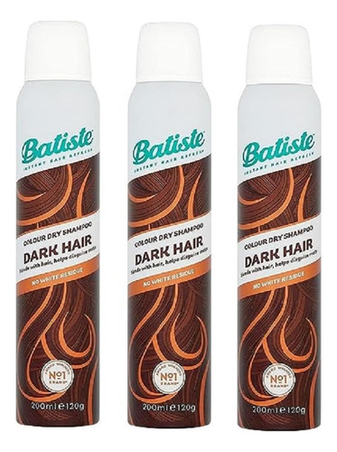 Shampoo Seco Batiste, Marrom Escuro E Profundo 6,73 Onças (p