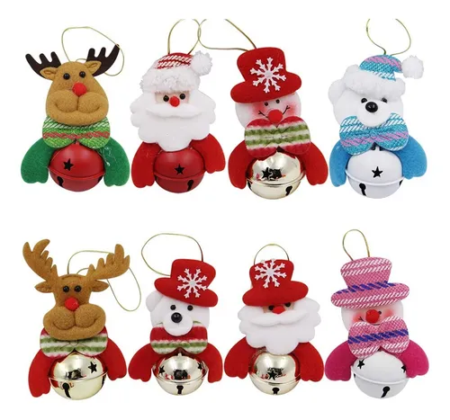 Juego De Adornos De Felpa Para Árbol De Navidad Para D...