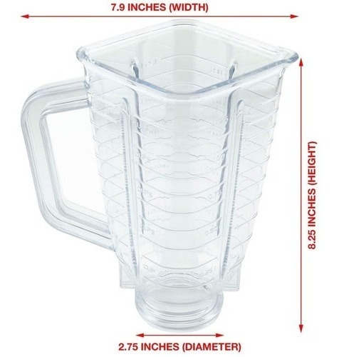 Kit Vaso Para Licuadora Oster De Plastico Hecho En Mexico