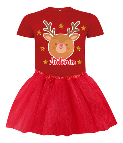 Conjunto Disfraz Niñas Snö Duendes Magicos 2021 Navidad