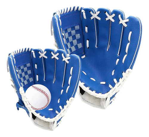 2x Guante De Béisbol Con Equipo Deportivo De Pelota,